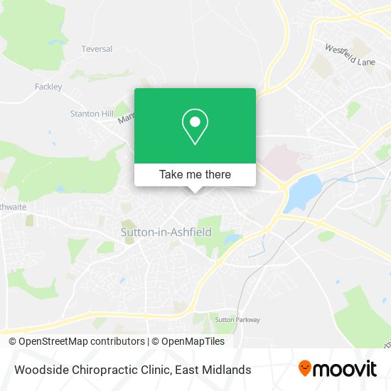 Woodside Chiropractic Clinic map