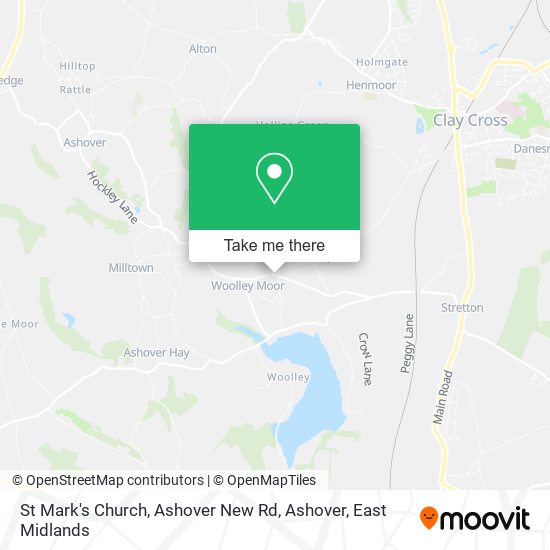 St Mark's Church, Ashover New Rd, Ashover map