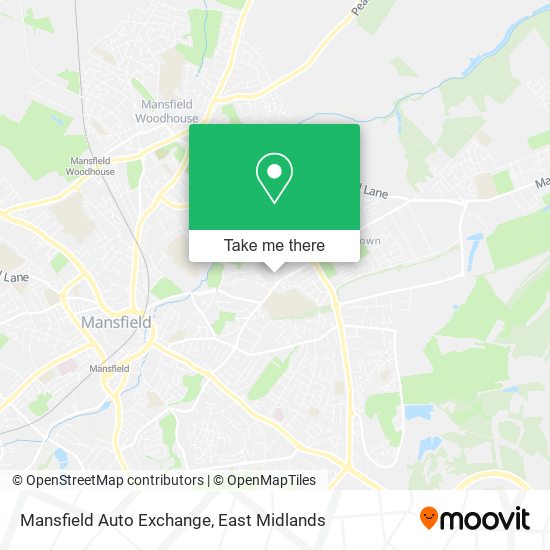 Mansfield Auto Exchange map