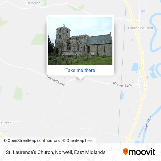 St. Laurence's Church, Norwell map
