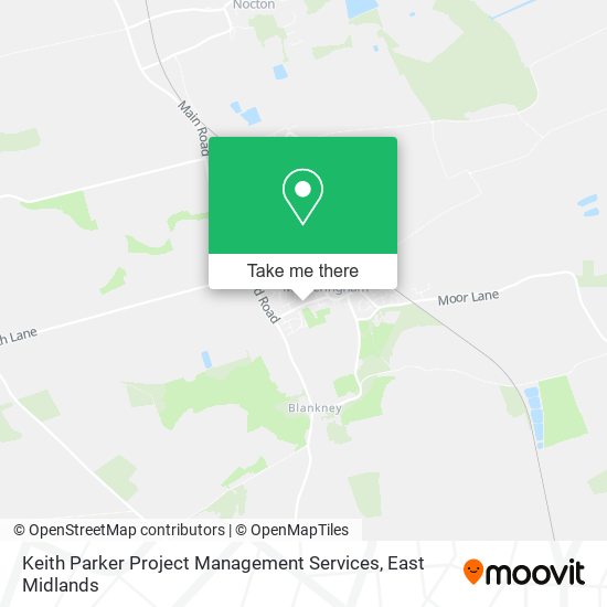 Keith Parker Project Management Services map
