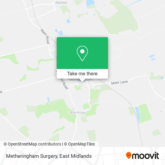 Metheringham Surgery map