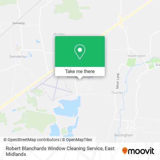 Robert Blanchards Window Cleaning Service map