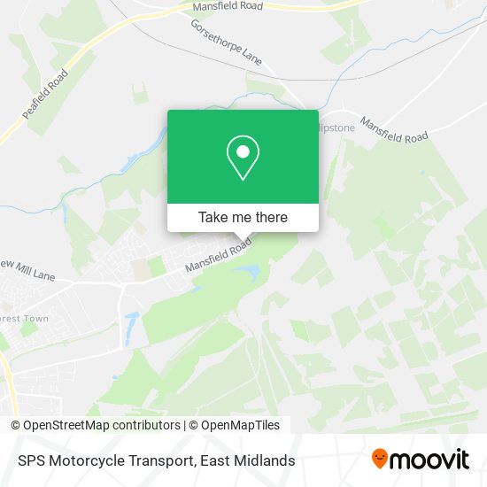 SPS Motorcycle Transport map
