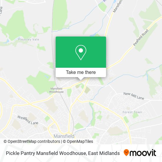 Pickle Pantry Mansfield Woodhouse map