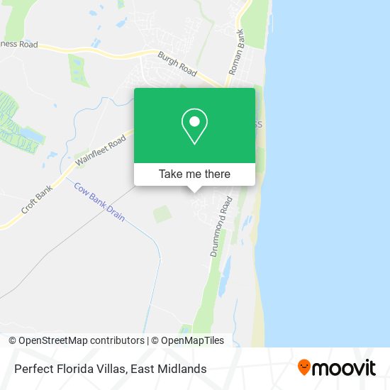 Perfect Florida Villas map