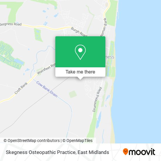 Skegness Osteopathic Practice map