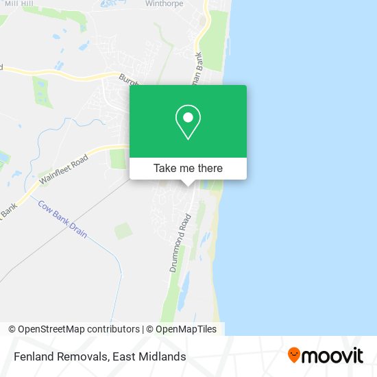 Fenland Removals map