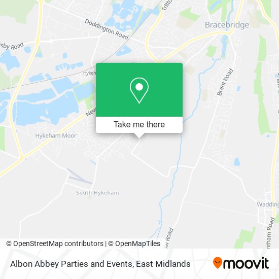 Albon Abbey Parties and Events map