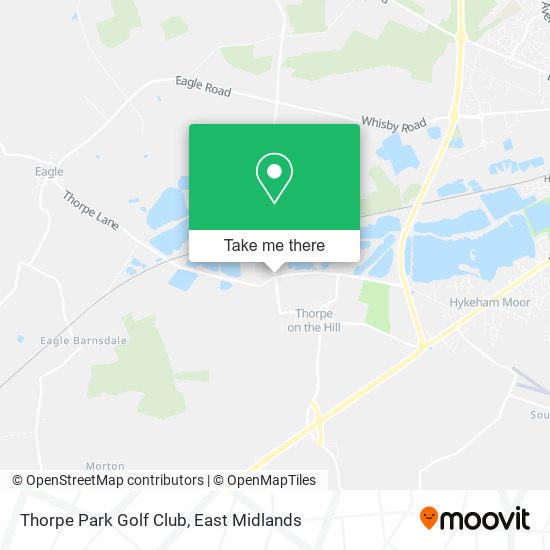 Thorpe Park Golf Club map