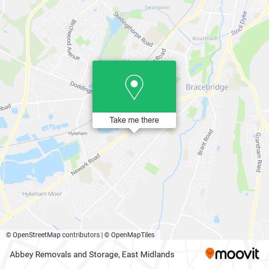 Abbey Removals and Storage map