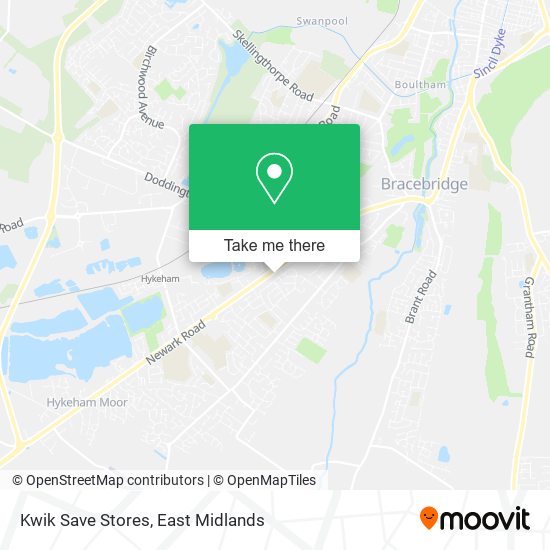 Kwik Save Stores map