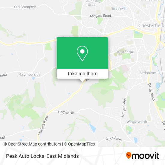Peak Auto Locks map