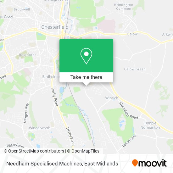 Needham Specialised Machines map