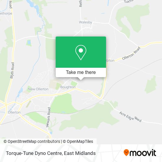Torque-Tune Dyno Centre map