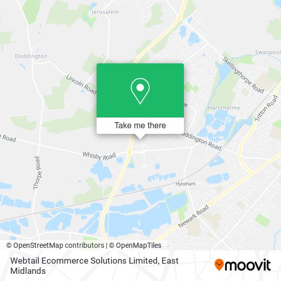 Webtail Ecommerce Solutions Limited map