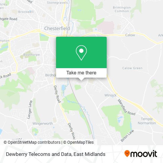 Dewberry Telecoms and Data map