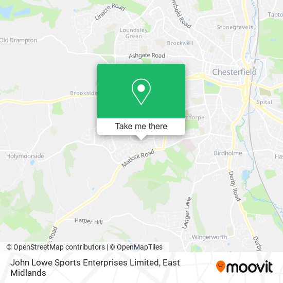John Lowe Sports Enterprises Limited map