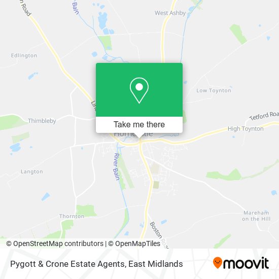 Pygott & Crone Estate Agents map