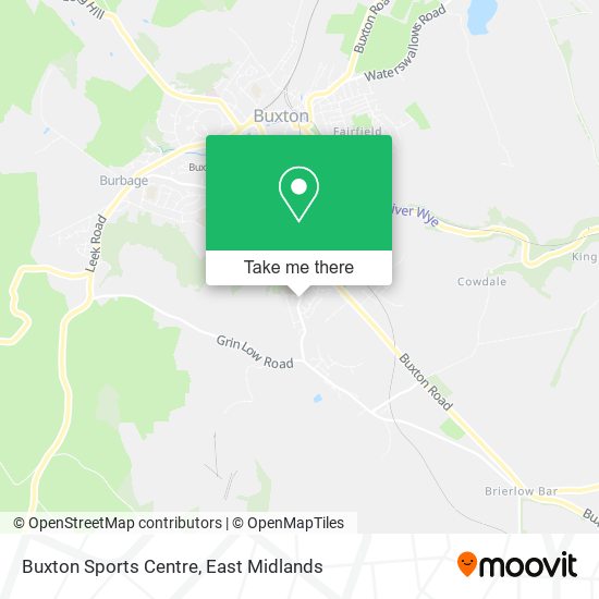 Buxton Sports Centre map