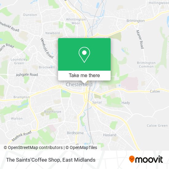 The Saints'Coffee Shop map