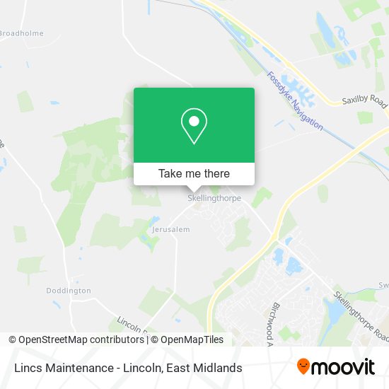 Lincs Maintenance - Lincoln map