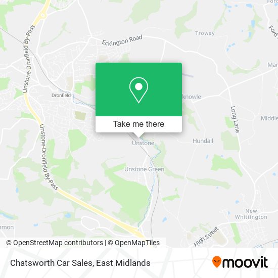 Chatsworth Car Sales map