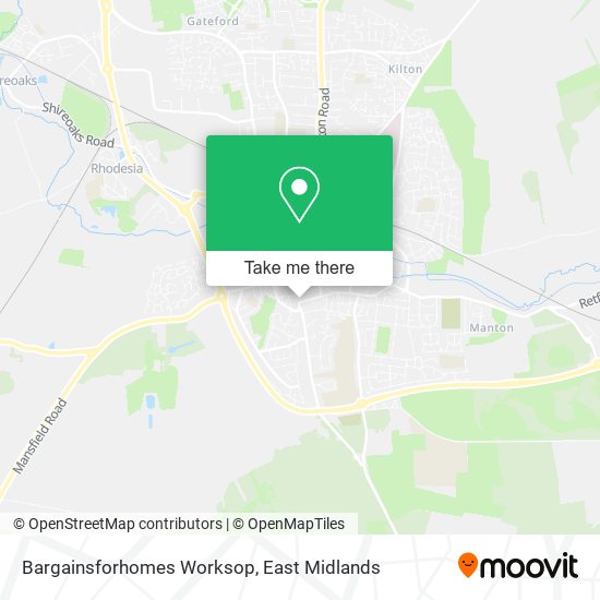 Bargainsforhomes Worksop map