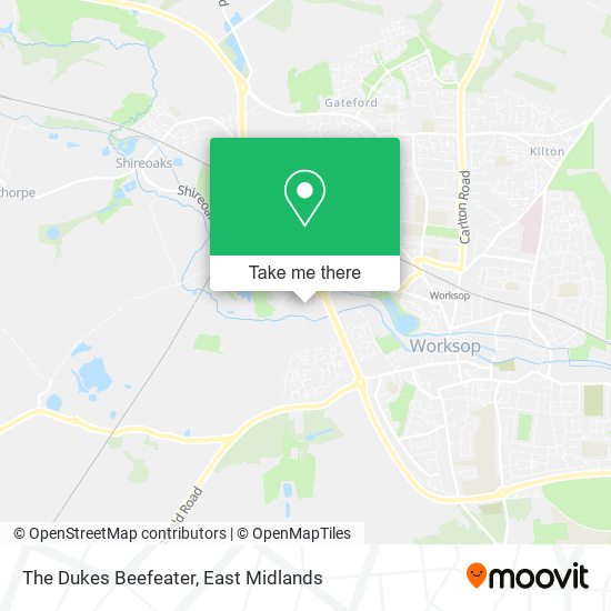 The Dukes Beefeater map