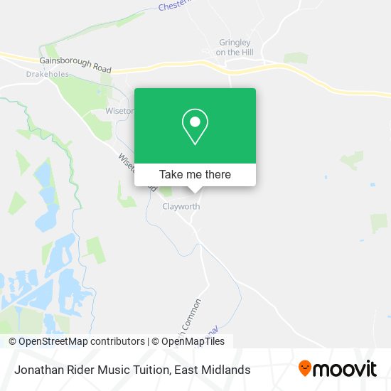 Jonathan Rider Music Tuition map