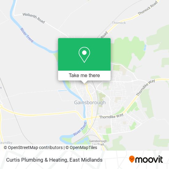 Curtis Plumbing & Heating map