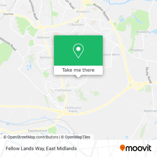 Fellow Lands Way map