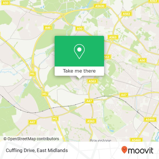 Cuffling Drive map