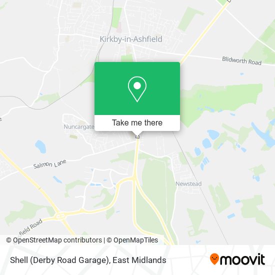 Shell (Derby Road Garage) map