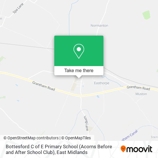Bottesford C of E Primary School (Acorns Before and After School Club) map