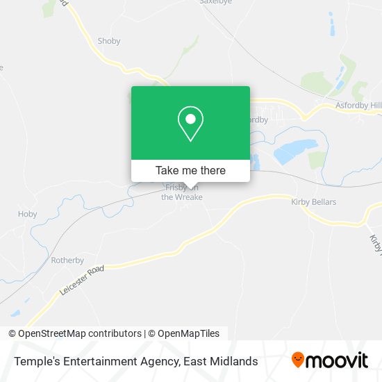 Temple's Entertainment Agency map