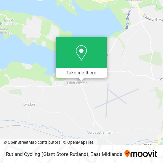 Rutland Cycling (Giant Store Rutland) map