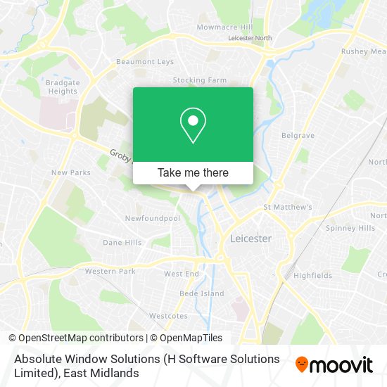 Absolute Window Solutions (H Software Solutions Limited) map