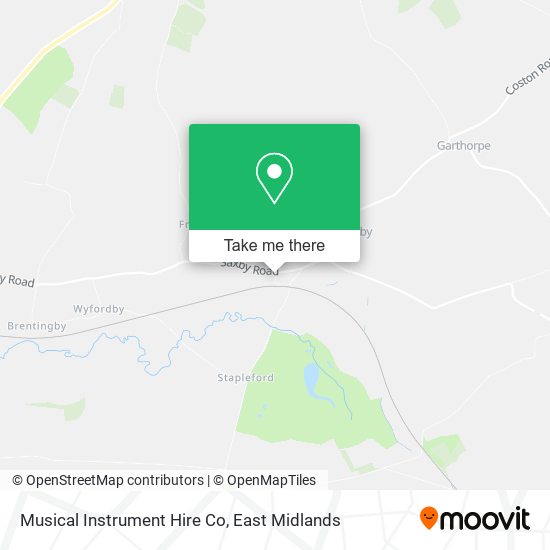 Musical Instrument Hire Co map
