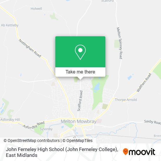 John Ferneley High School (John Ferneley College) map