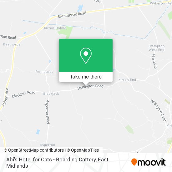 Abi's Hotel for Cats - Boarding Cattery map