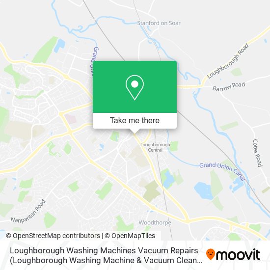 Loughborough Washing Machines Vacuum Repairs (Loughborough Washing Machine & Vacuum Cleaner Centre) map