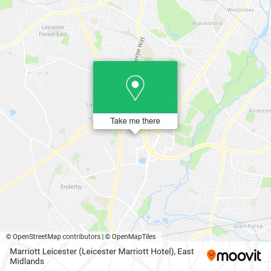 Marriott Leicester (Leicester Marriott Hotel) map