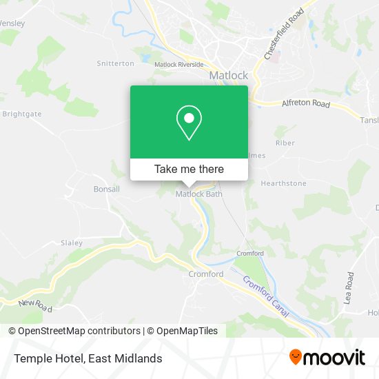 Temple Hotel map