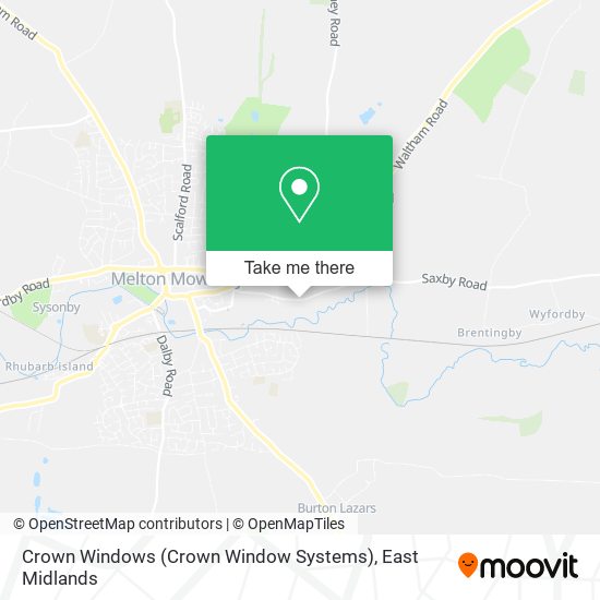 Crown Windows (Crown Window Systems) map