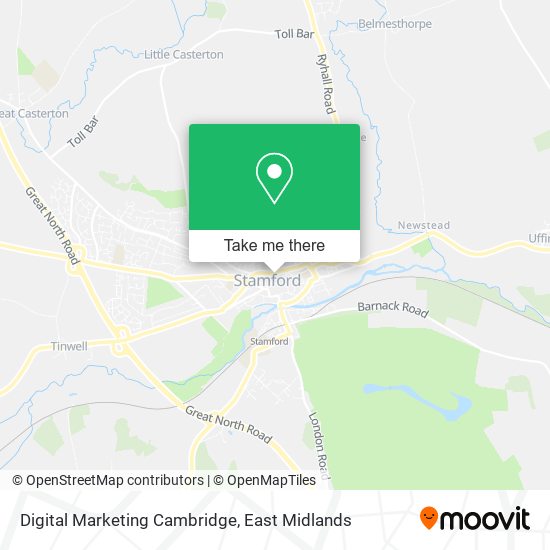 Digital Marketing Cambridge map