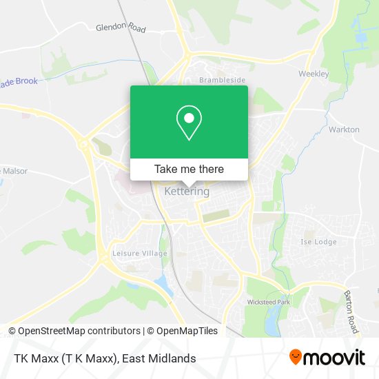 TK Maxx (T K Maxx) map