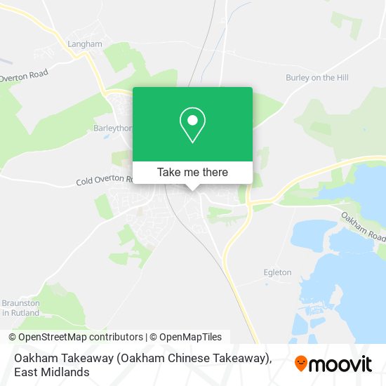 Oakham Takeaway (Oakham Chinese Takeaway) map