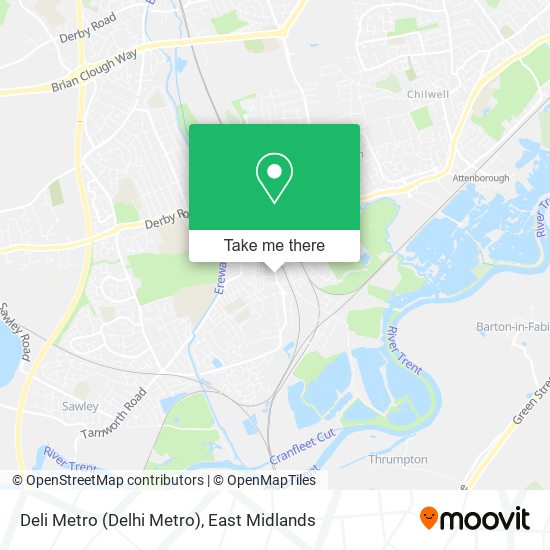 Deli Metro (Delhi Metro) map