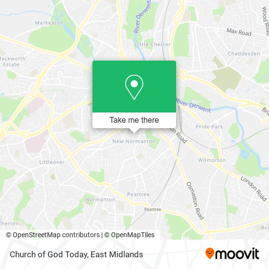 Church of God Today map